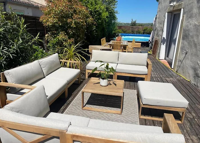 펜션 Avec Piscine Soupex