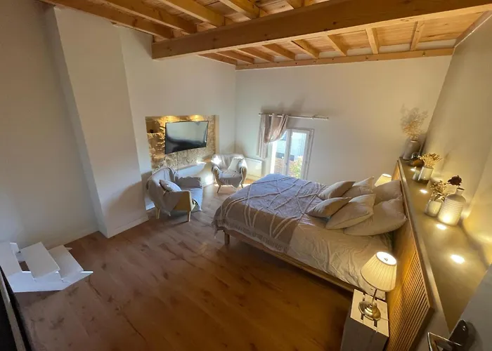 펜션 Avec Piscine Soupex